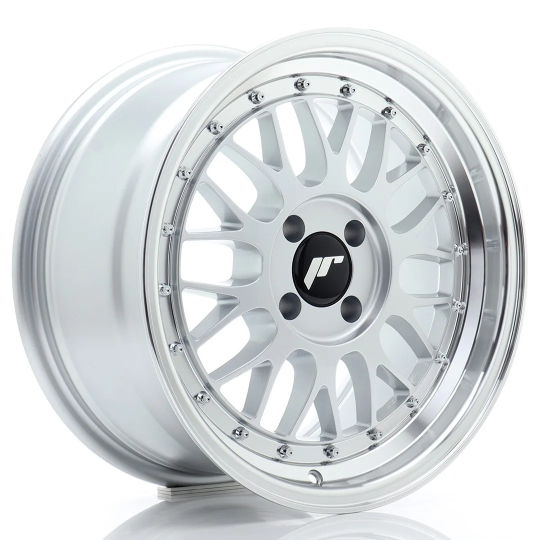 Felg Japan Racing JR23 16x8 ET20 4x100 Hyper Silver med Machined Lip