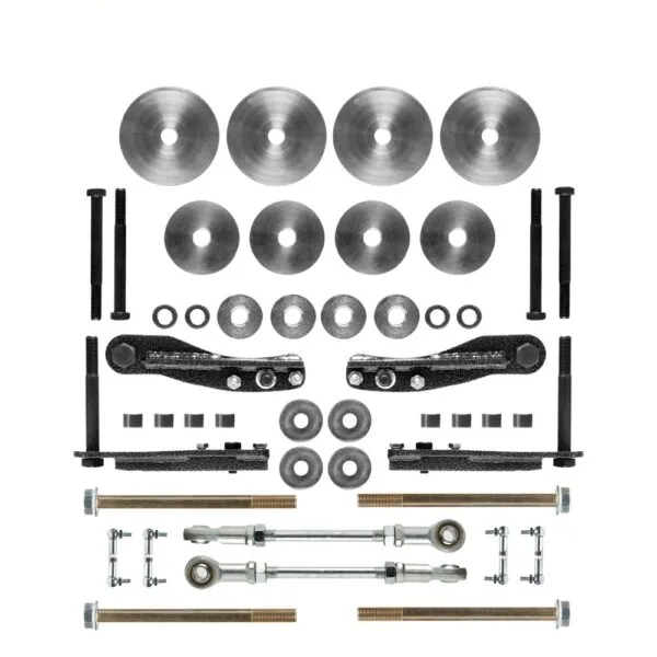 Hevesett 3″ Porsche Cayenne 2002 -2010 med pneumatiske fjæringssystem