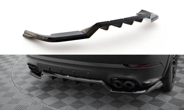 Splitter BakPorsche Cayenne Sport Design Mk3 (med diffusor)
