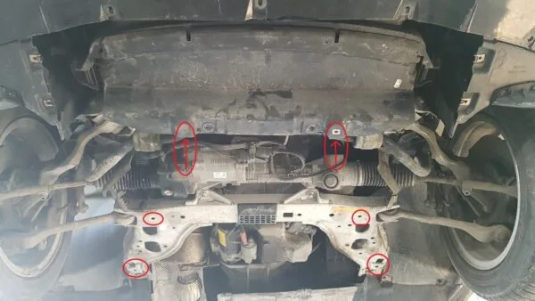 Motordeksel i Stål BMW Seria 1 E81,E87 2004-2011