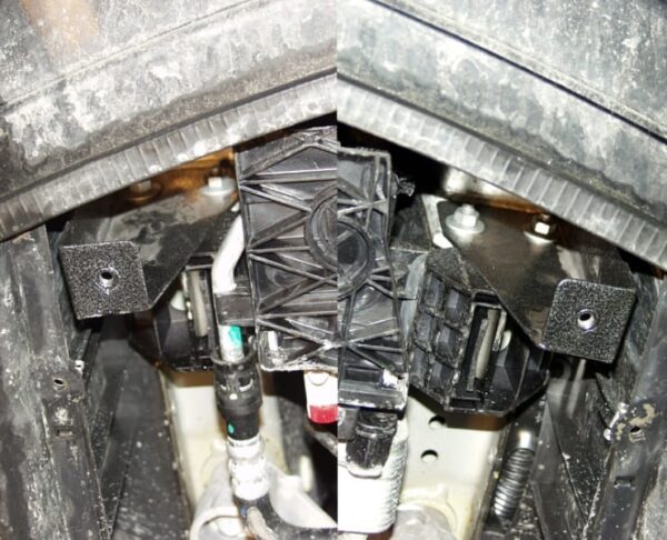 Motordeksel i Stål BMW Seria 5 E60/E61 standard støtfanger 2003-2010