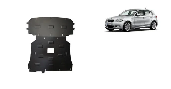 Motordeksel i Stål BMW Seria 1 E81,E87 2004-2011