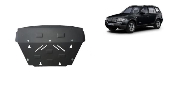 Radiatordeksel i Stål BMW X3 2003-2010