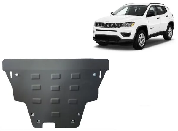 Motordeksel i Stål Jeep Compass 2017-2024