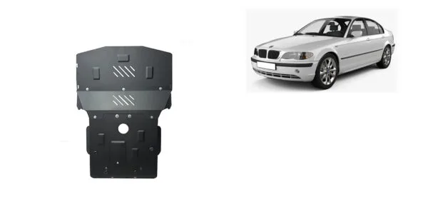 Motordeksel i Stål BMW Seria 3 E46 – bensin 1998-2005