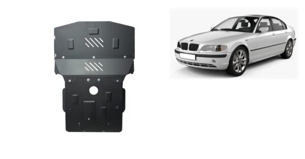 Motordeksel i Stål BMW Seria 3 E46 – Diesel 1998-2005