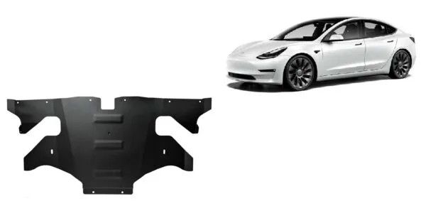 Motordeksel bak Tesla Model 3 AWD 2017-2024