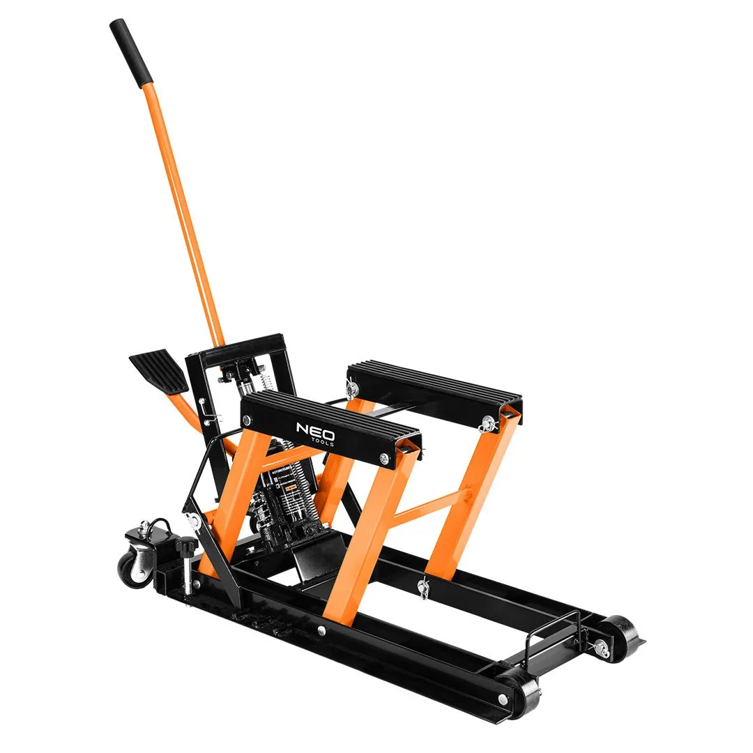 Mobil hydraulisk jekk for ATV og motorsykler, løftekapasitet 680 kg