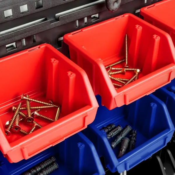 Verktøytavle 160x80 cm med 36 oppbevaringsbokser - Bilde 6