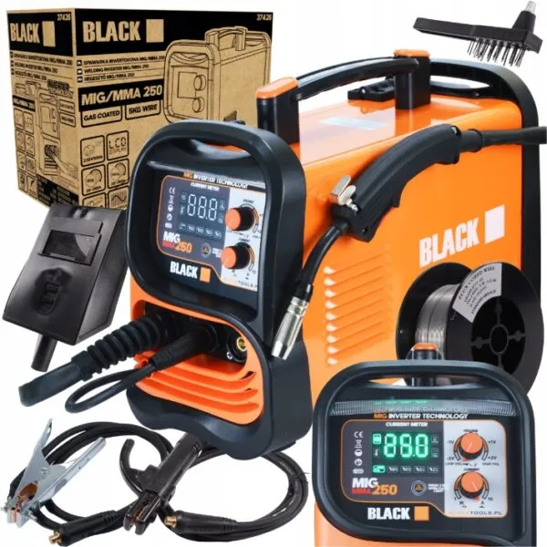 Sveiseapparat MIG/MAG/MMA/FLUX/TIG Lift 250A 4 in 1 Halvautomatisk