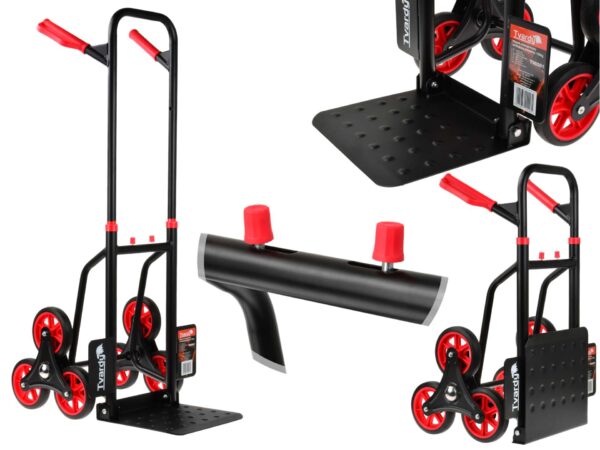 Sammenleggbar trappetralle – 150 kg kapasitet