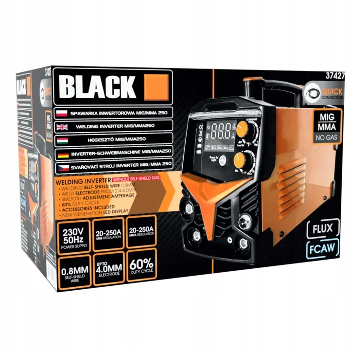 Sveiseapparat MIG/MAG/MMA/FLUX/TIG Lift 250A 4 in 1 Halvautomatisk - Bilde 8