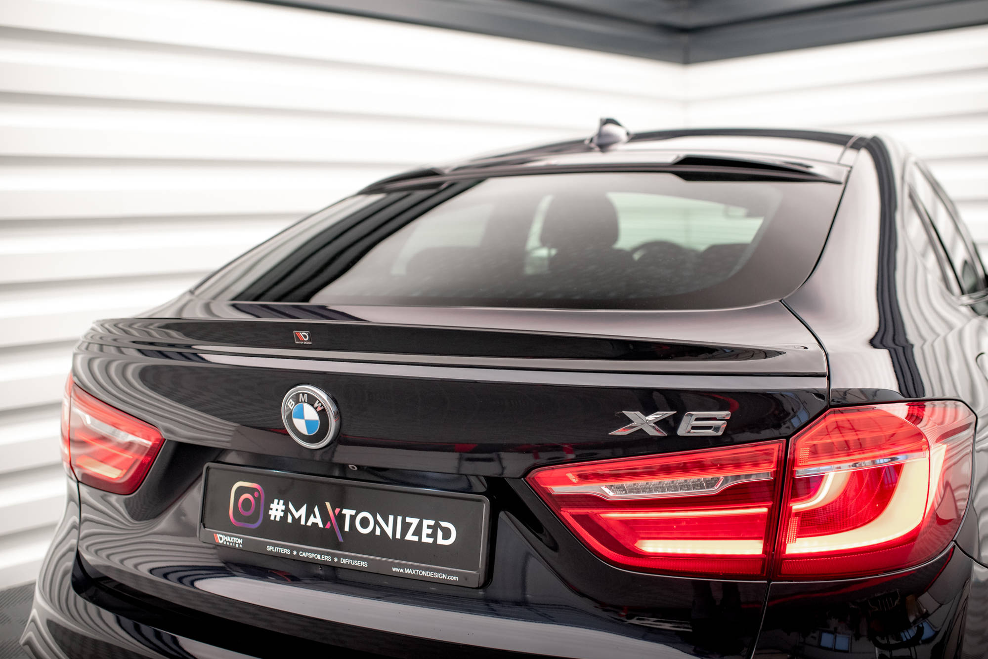 Spoiler Cap 3D V.2 BMW X6 F16 M-Pack / X6 M F86