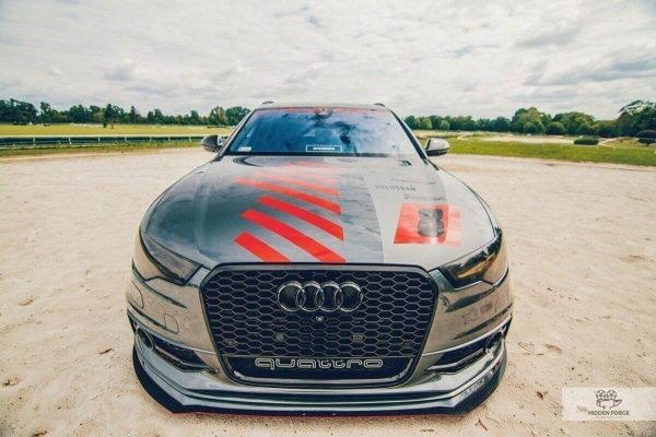 Frontleppe Racing Audi A6 C7 S-Line (2 Splittery = 1 zestaw)