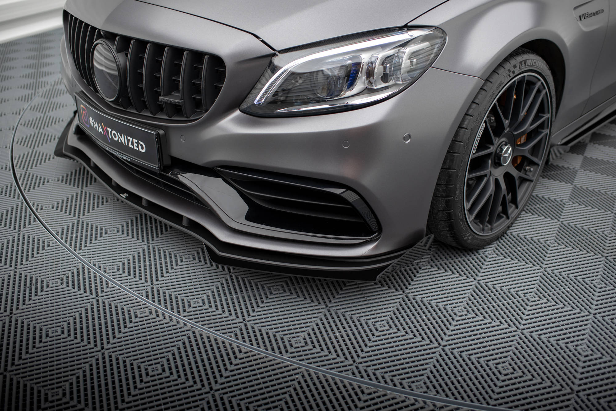 Frontflaps Mercedes-AMG C63 Sedan / Estate W205 Facelift