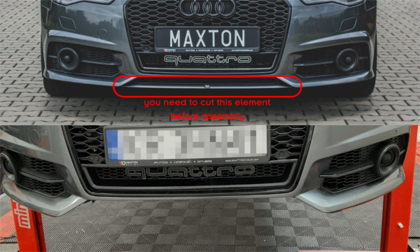 Frontleppe Audi A6 / A6 C7 S-line/ S6 C7 Facelift