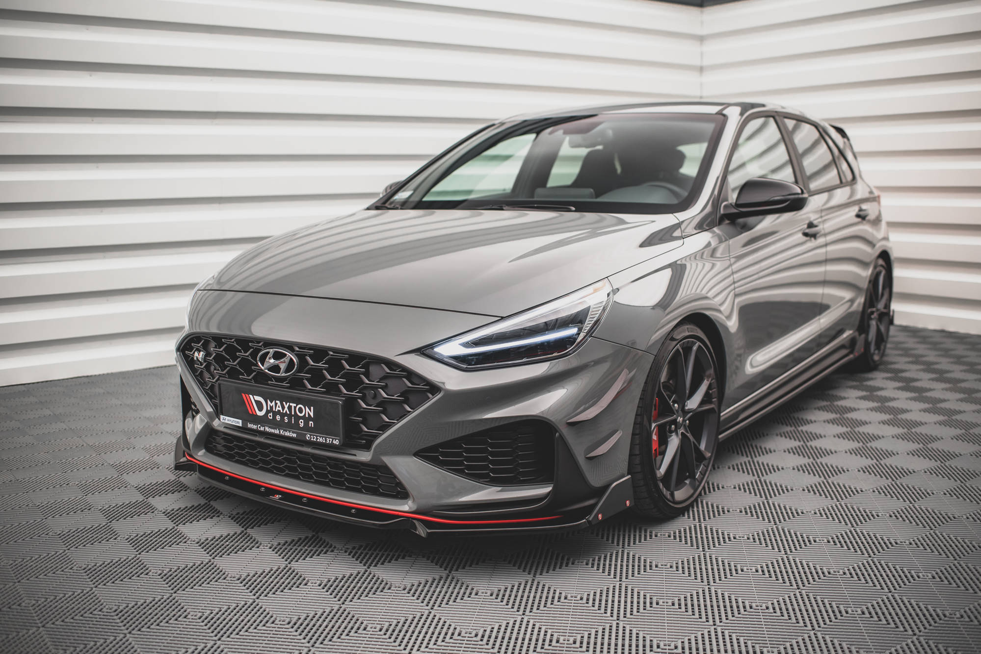 Frontleppe V.1 Med Flaps Hyundai I30 N / I30 N-Line Hatchback/Fastback Mk3 Facelift