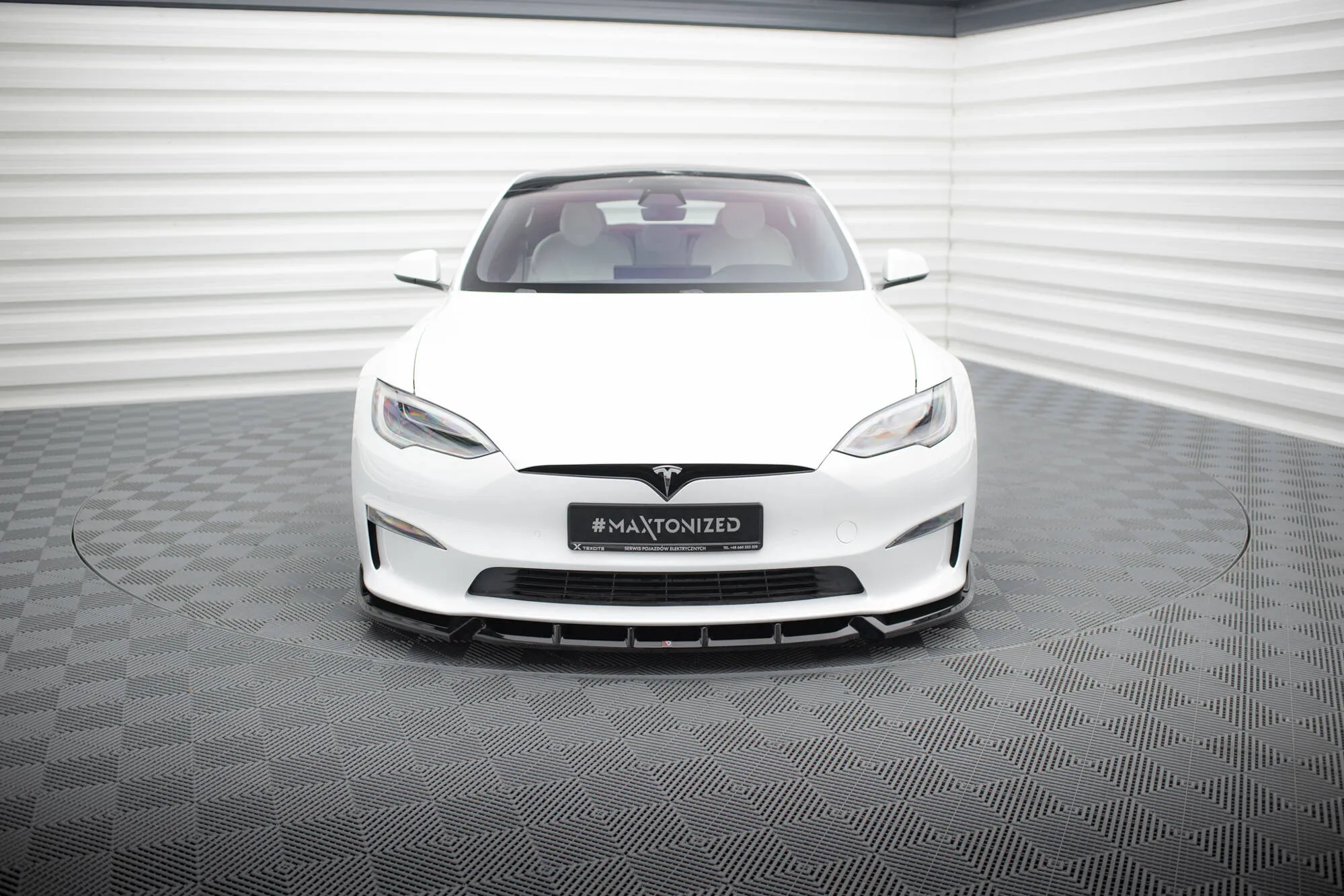 Frontleppe V.1 Tesla Model S Plaid Mk1 Facelift - Bilde 2