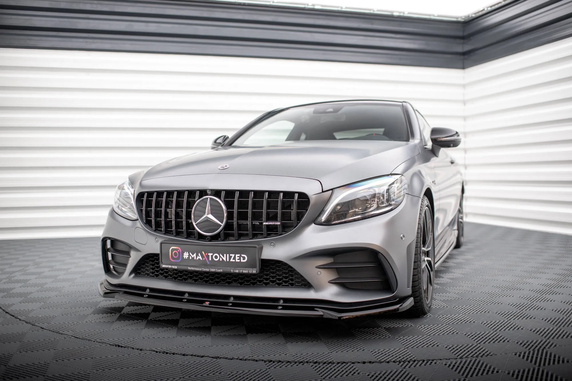 Frontleppe V.2 Mercedes-AMG C43 Coupe / Cabrio / Sedan / Estate C205 / A205 / W205 / S205 Facelift