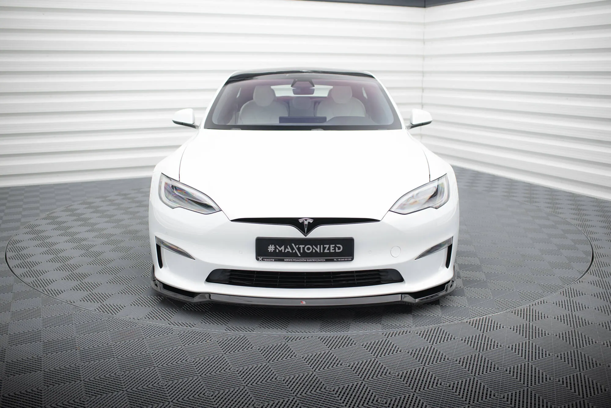 Frontleppe V.2 Tesla Model S Plaid Mk1 Facelift - Bilde 2