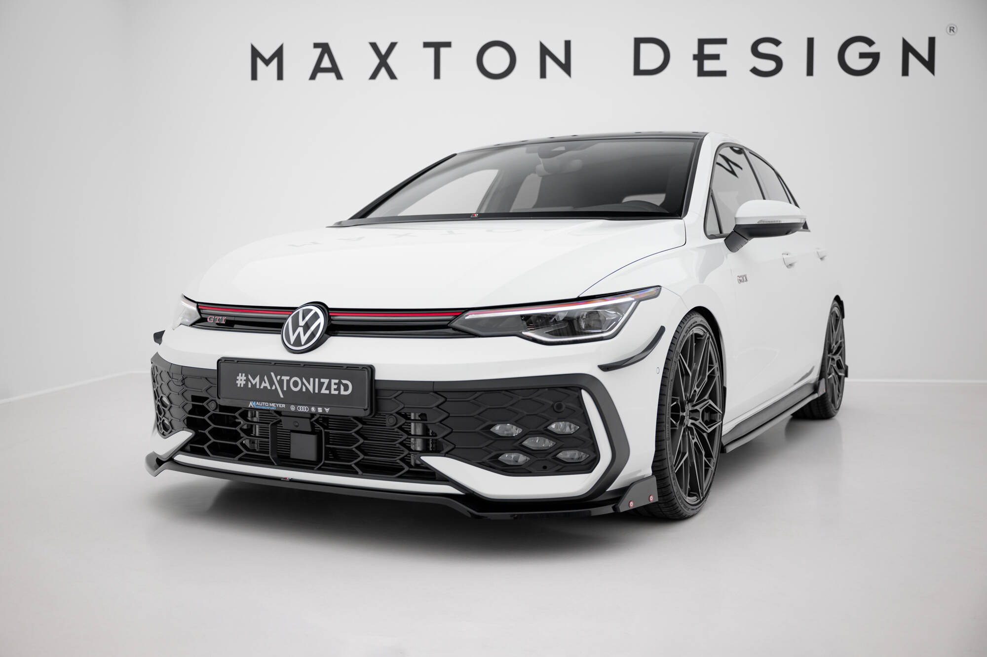 Frontleppe V.3 Med Flaps Volkswagen Golf GTI / GTE / R-Line Mk8 Facelift