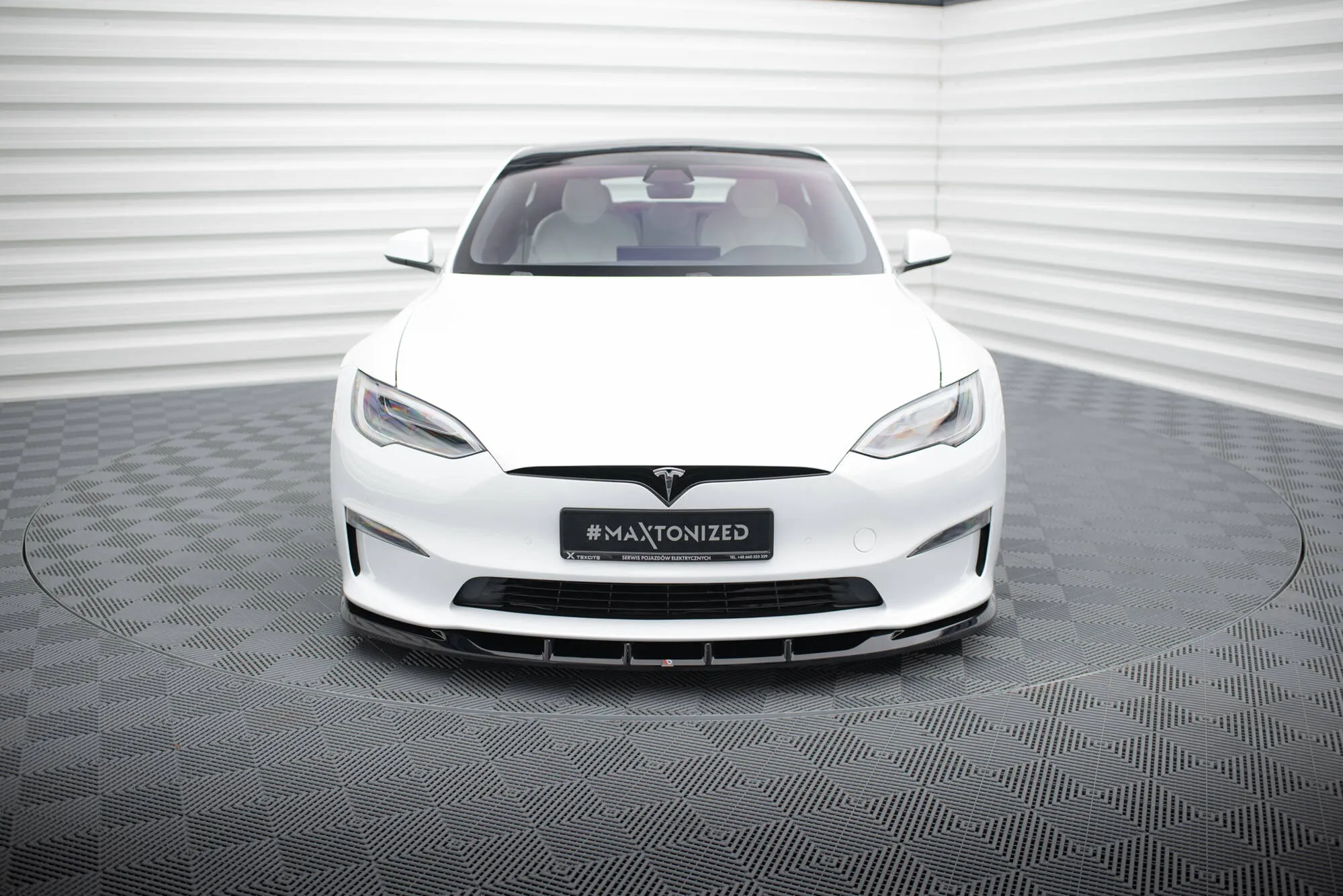 Frontleppe V.3 Tesla Model S Plaid Mk1 Facelift - Bilde 2