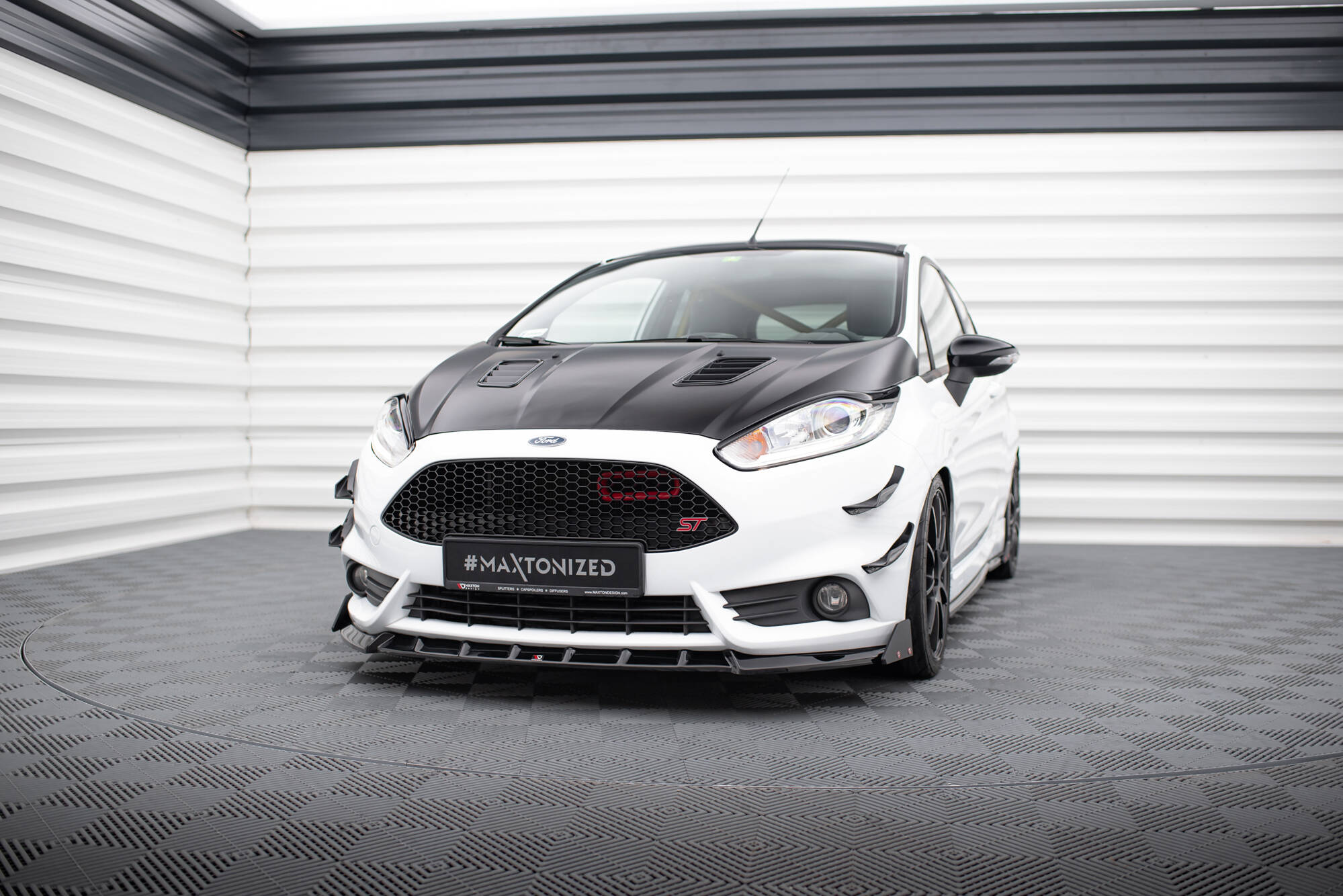 Frontleppe V.6 Med Flaps Ford Fiesta ST Mk7 Facelift