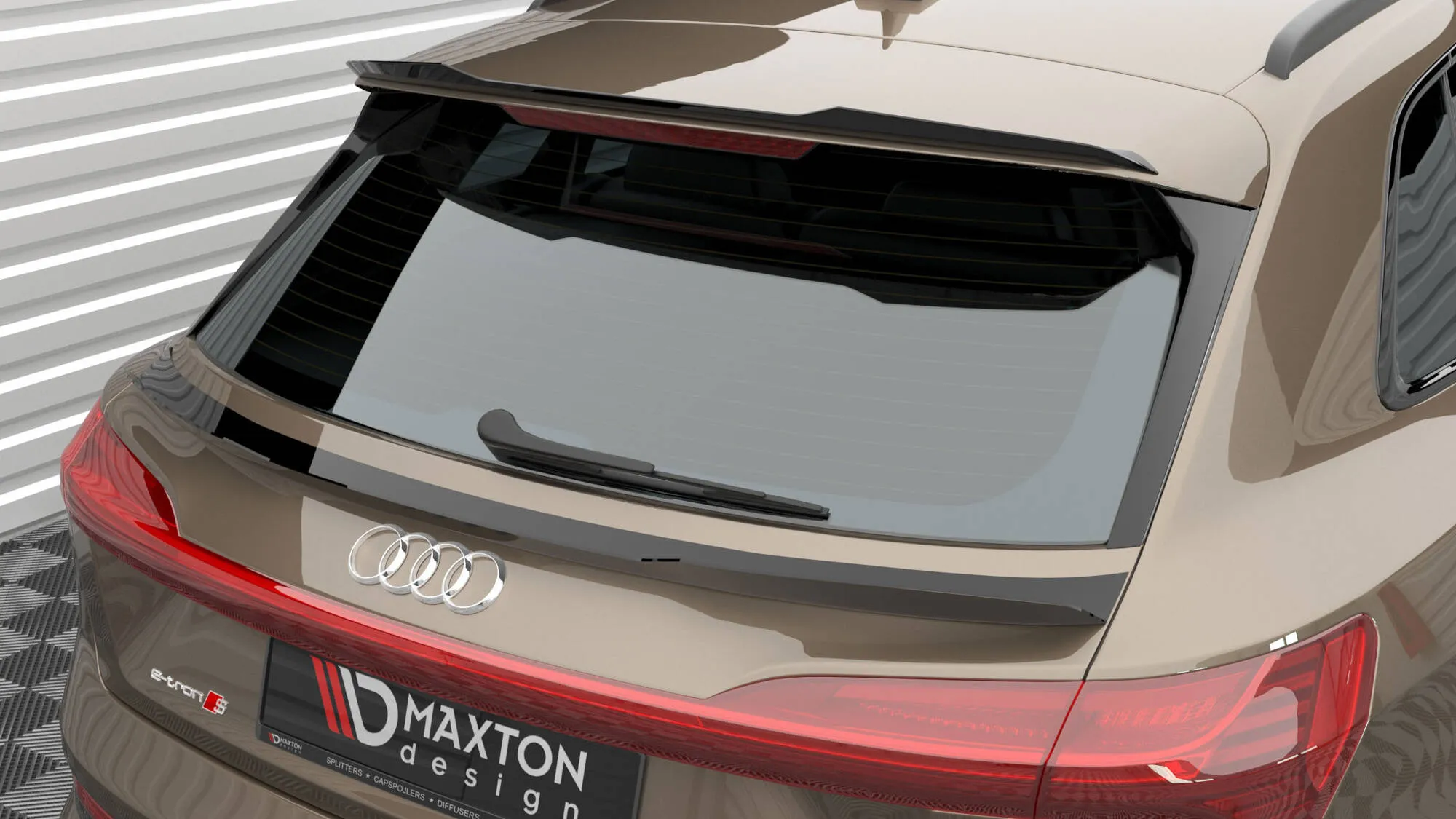 Nedre spoiler Cap Audi e-tron