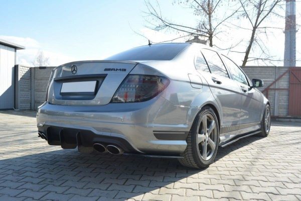 Diffuser Mercedes C-Class W204 AMG-Line Facelift V.2