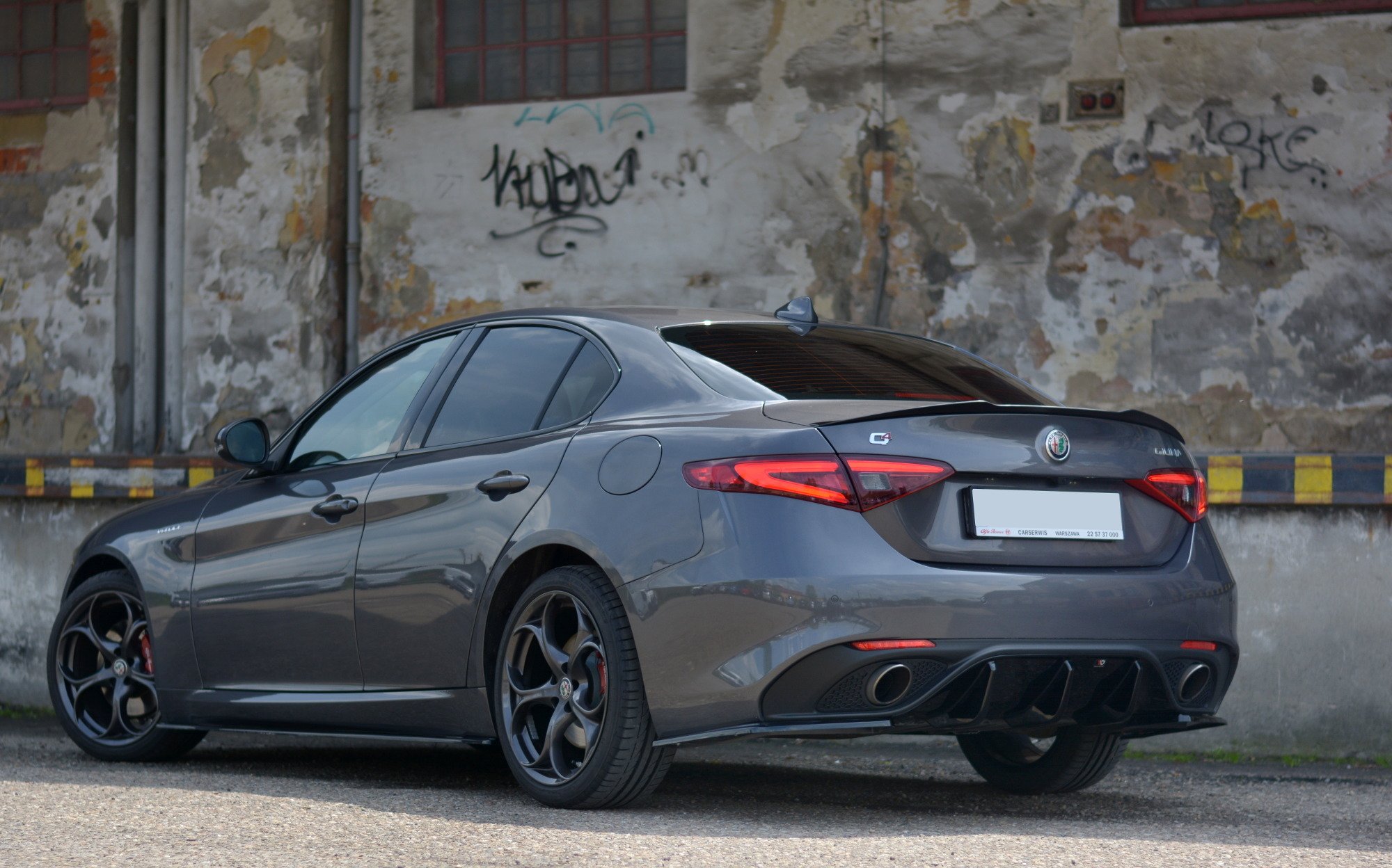 Bakre Flaps Alfa Romeo Giulia VELOCE