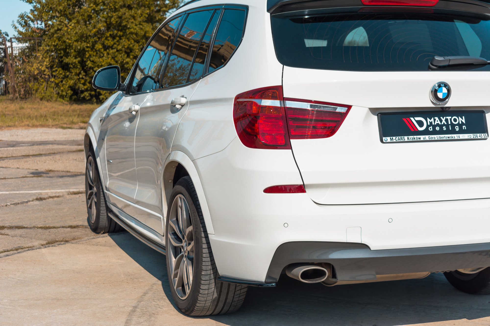 Bakre Flaps BMW X3 F25 M-Pack Facelift