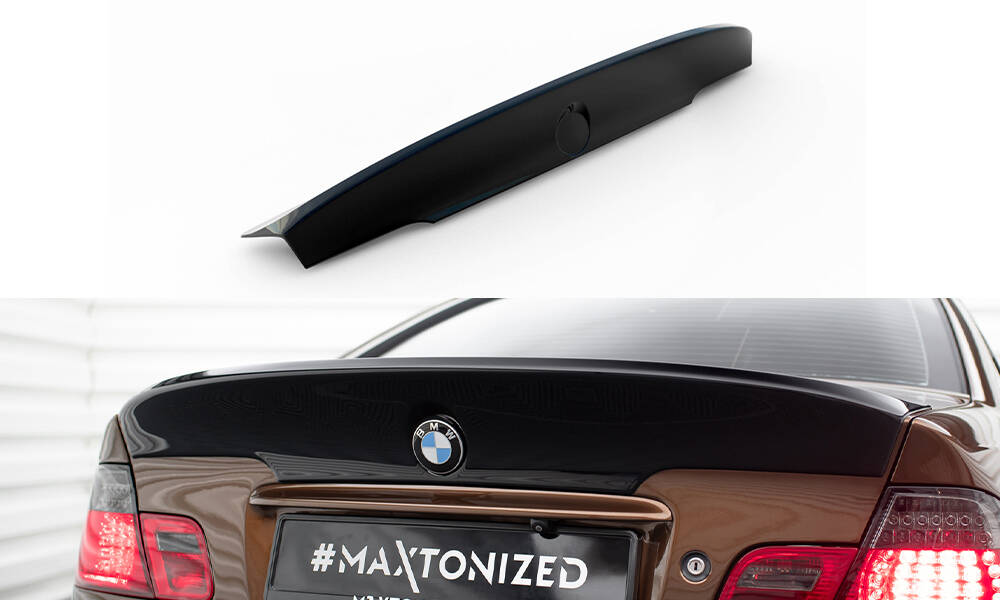 SPOILER TYLNY BMW 3 E46 COUPE < M3 CSL LOOK > (FOR PAINTING)