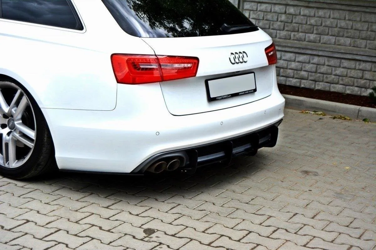 Diffuser i Bakre Flaps Audi A6 S-Line C7 (wydech 1x2)