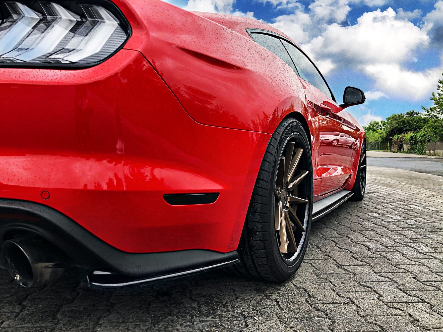 Bakre Flaps Ford Mustang Mk. 6 Facelift