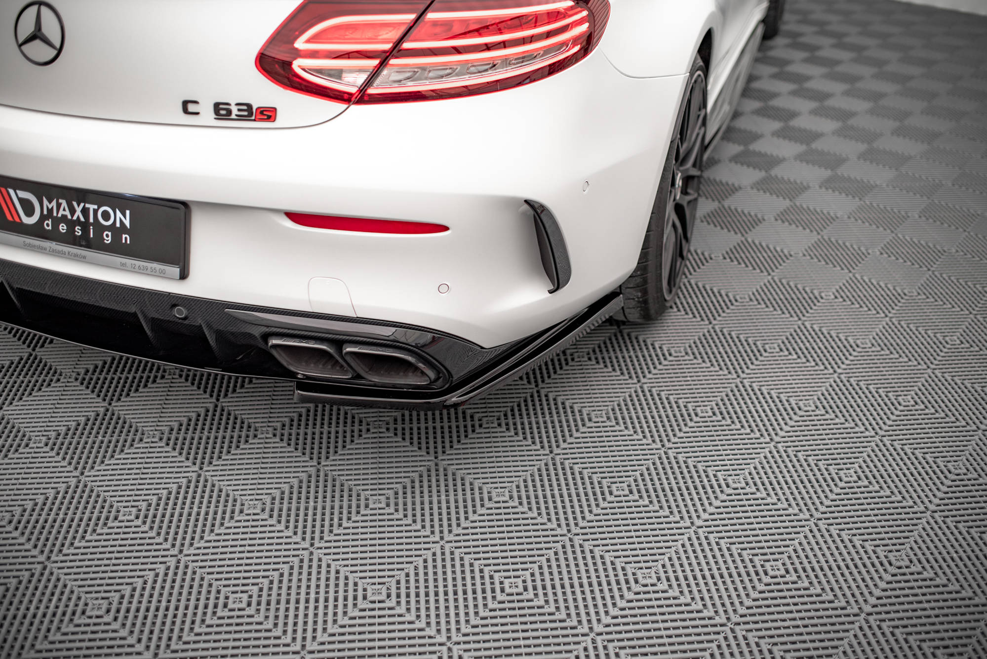 Bakre Flaps Mercedes-AMG C 63AMG Coupe AMG Aero Pack C205 Facelift