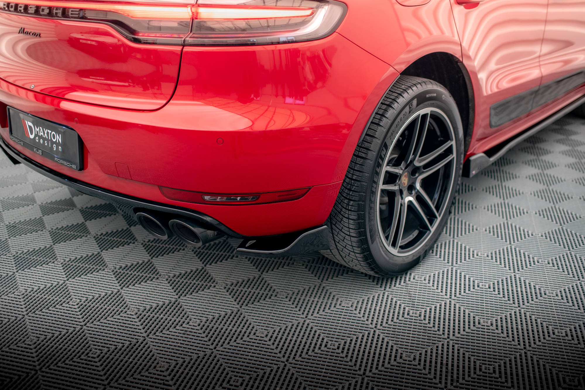Bakre Flaps Porsche Macan GTS / Sport Design Mk1 Facelift
