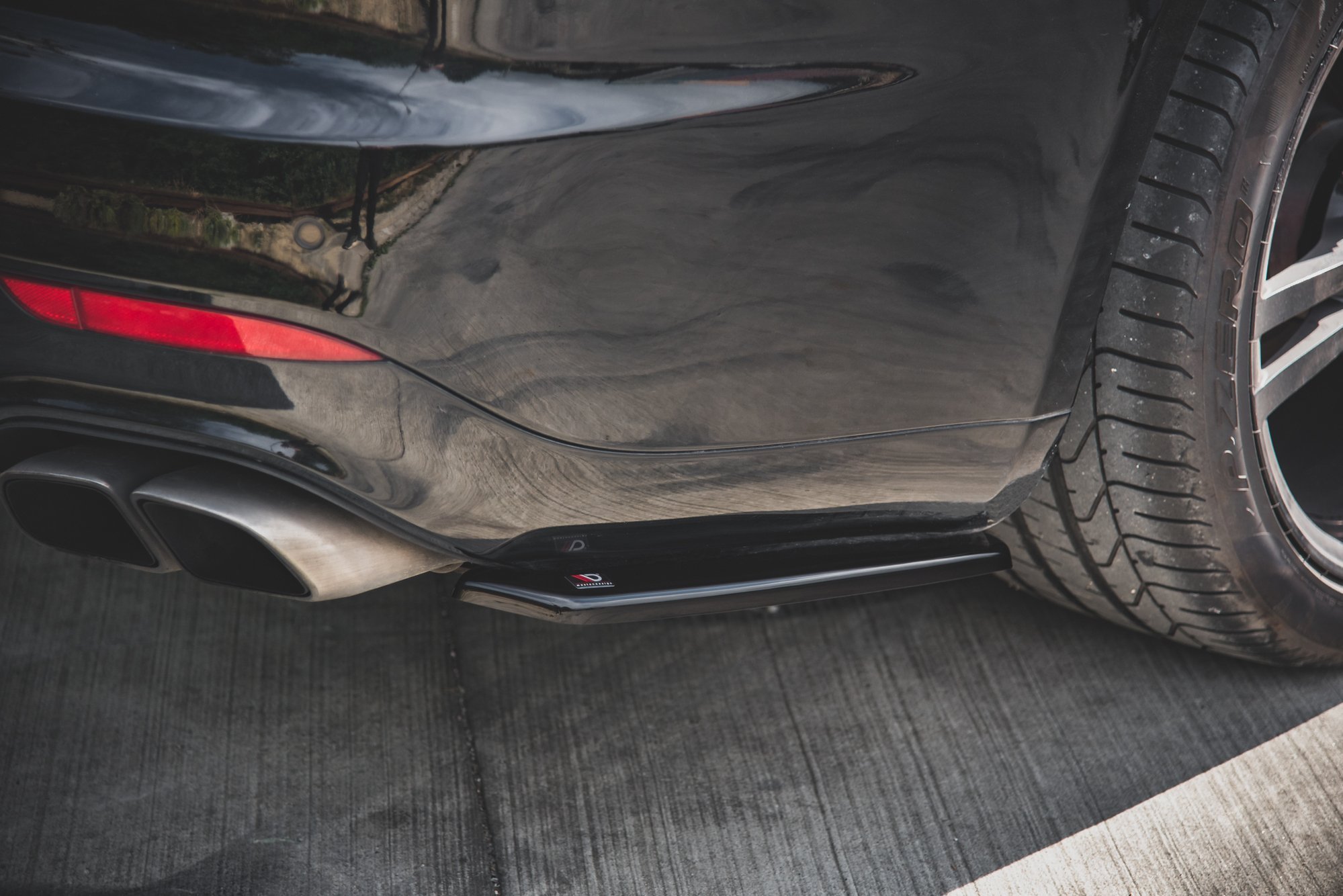 Bakre Flaps Porsche Panamera Turbo 970 Facelift