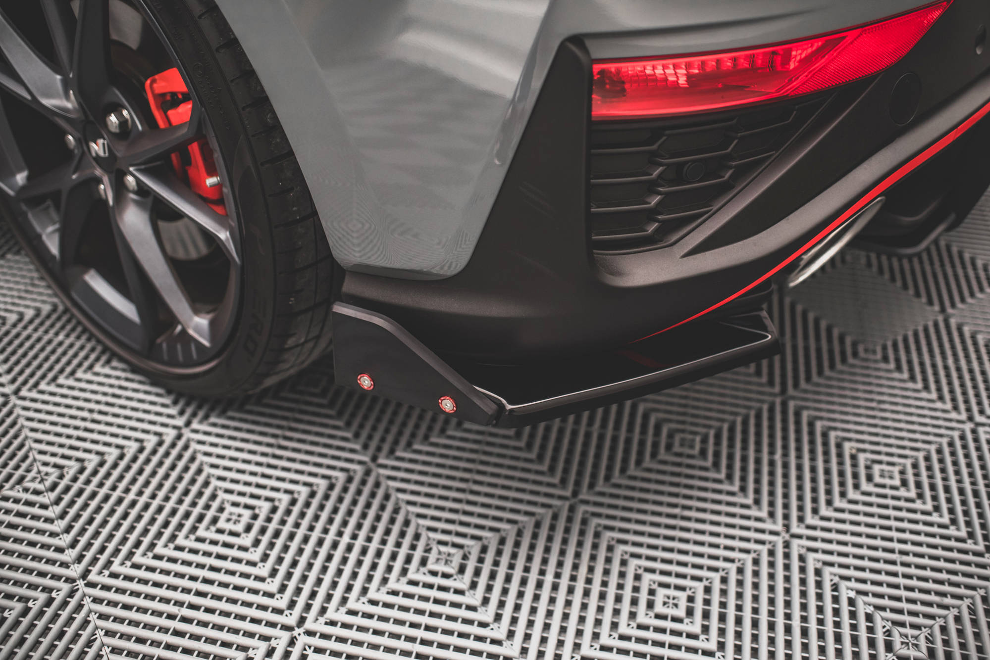 Bakre Flaps V.1 Med Flaps Hyundai I30 N Hatchback Mk3 Facelift