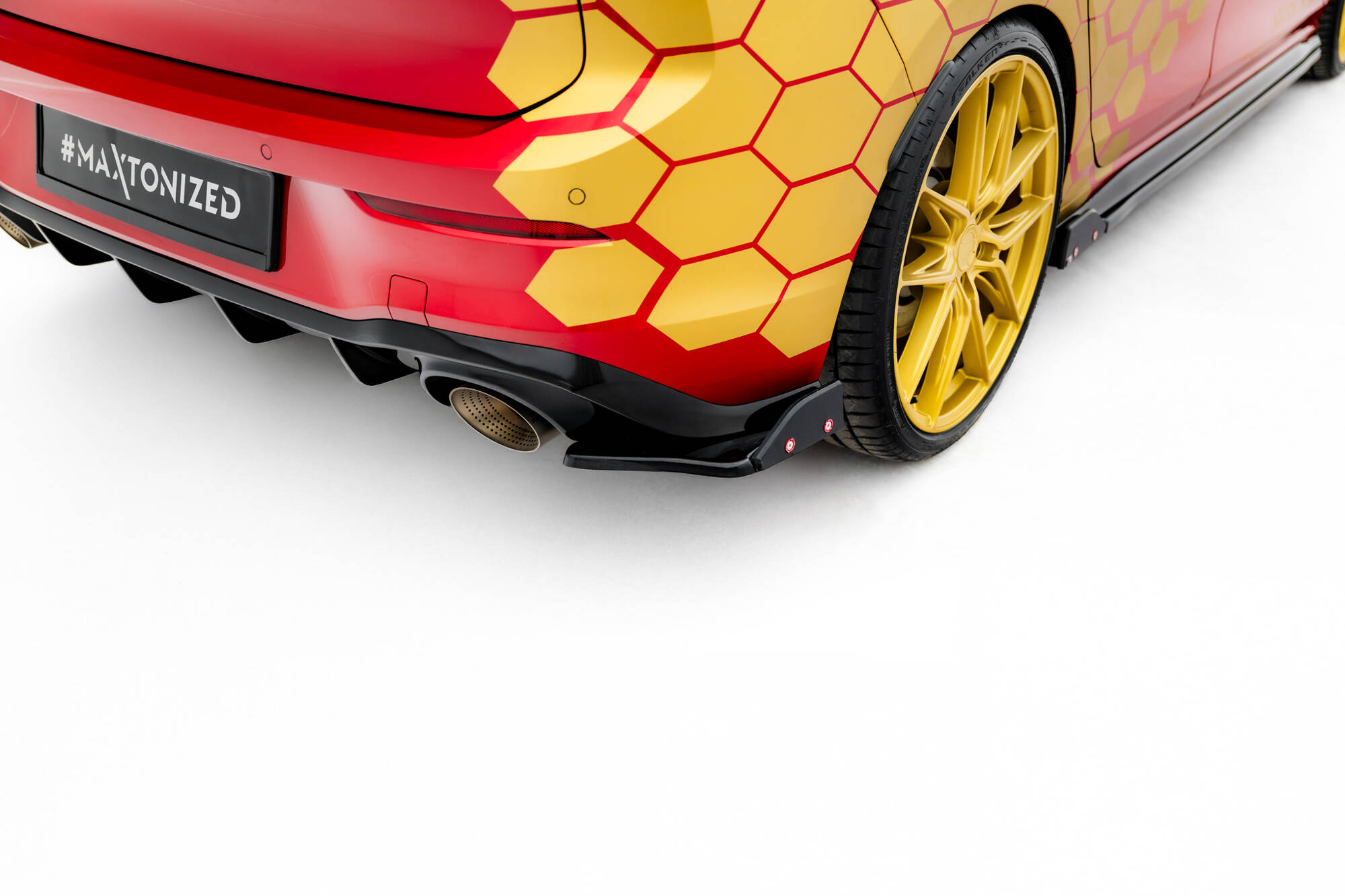 Bakre Flaps V.1 Med Flaps Volkswagen Golf GTI Clubsport Mk8 Facelift