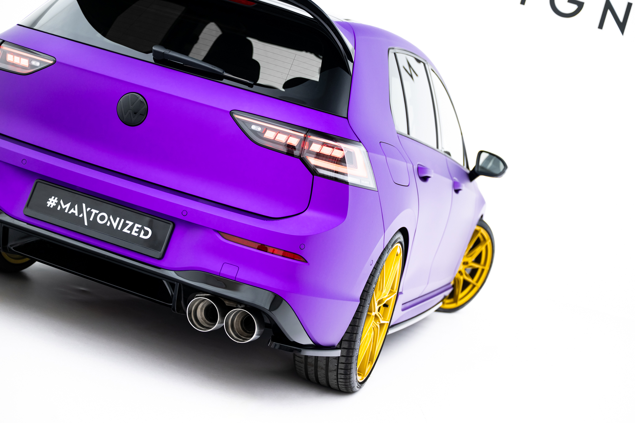 Bakre Flaps V.1 Volkswagen Golf R Mk8 Facelift