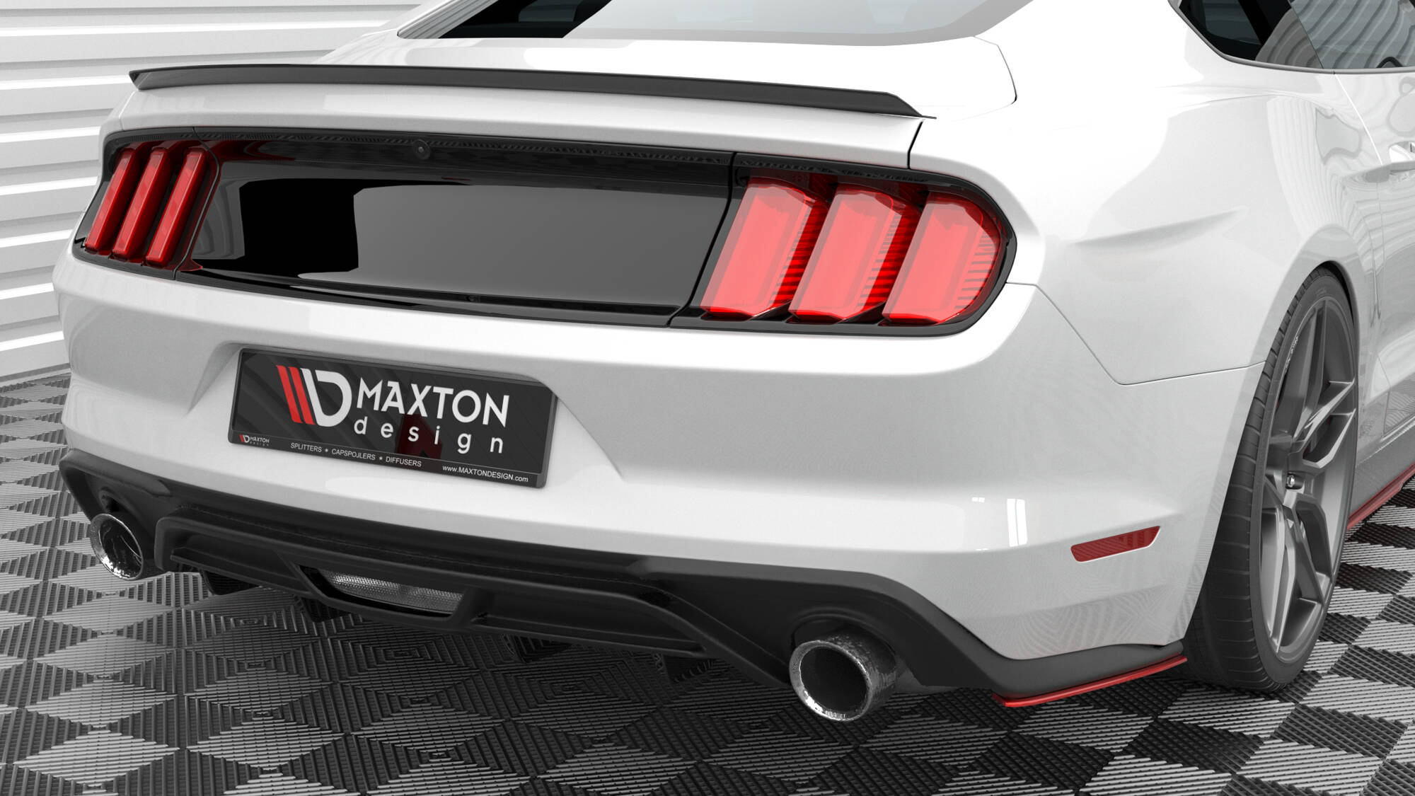 Bakre Flaps V.2 Ford Mustang Mk6 Facelift