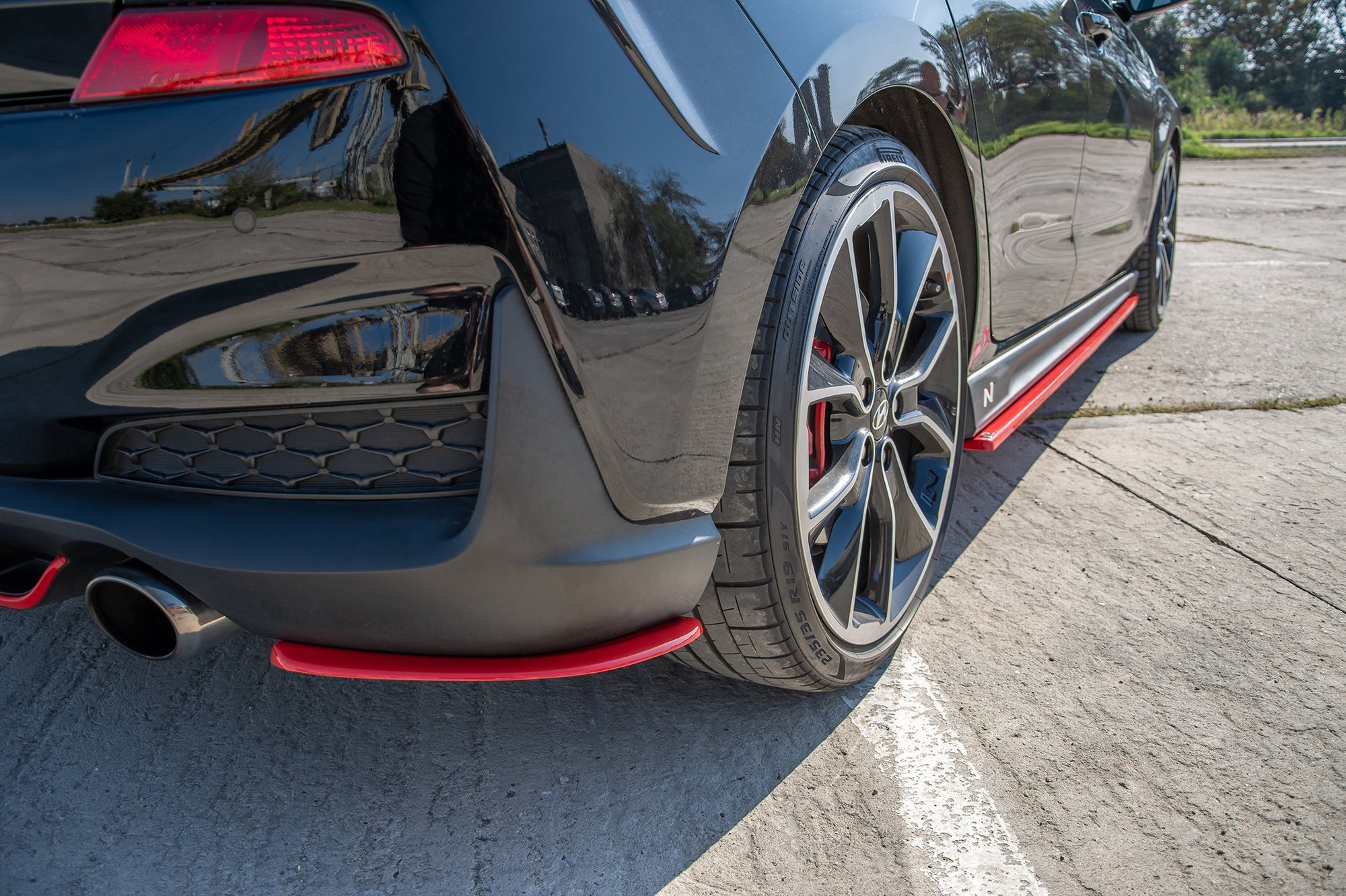 Bakre Flaps V.2 Hyundai I30 N Mk3 Hatchback