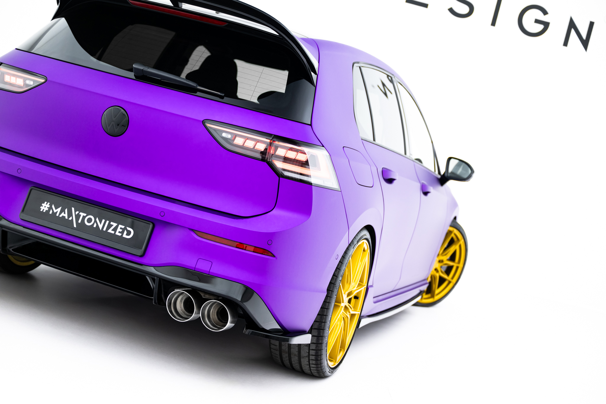 Bakre Flaps V.2 Volkswagen Golf R Mk8 Facelift