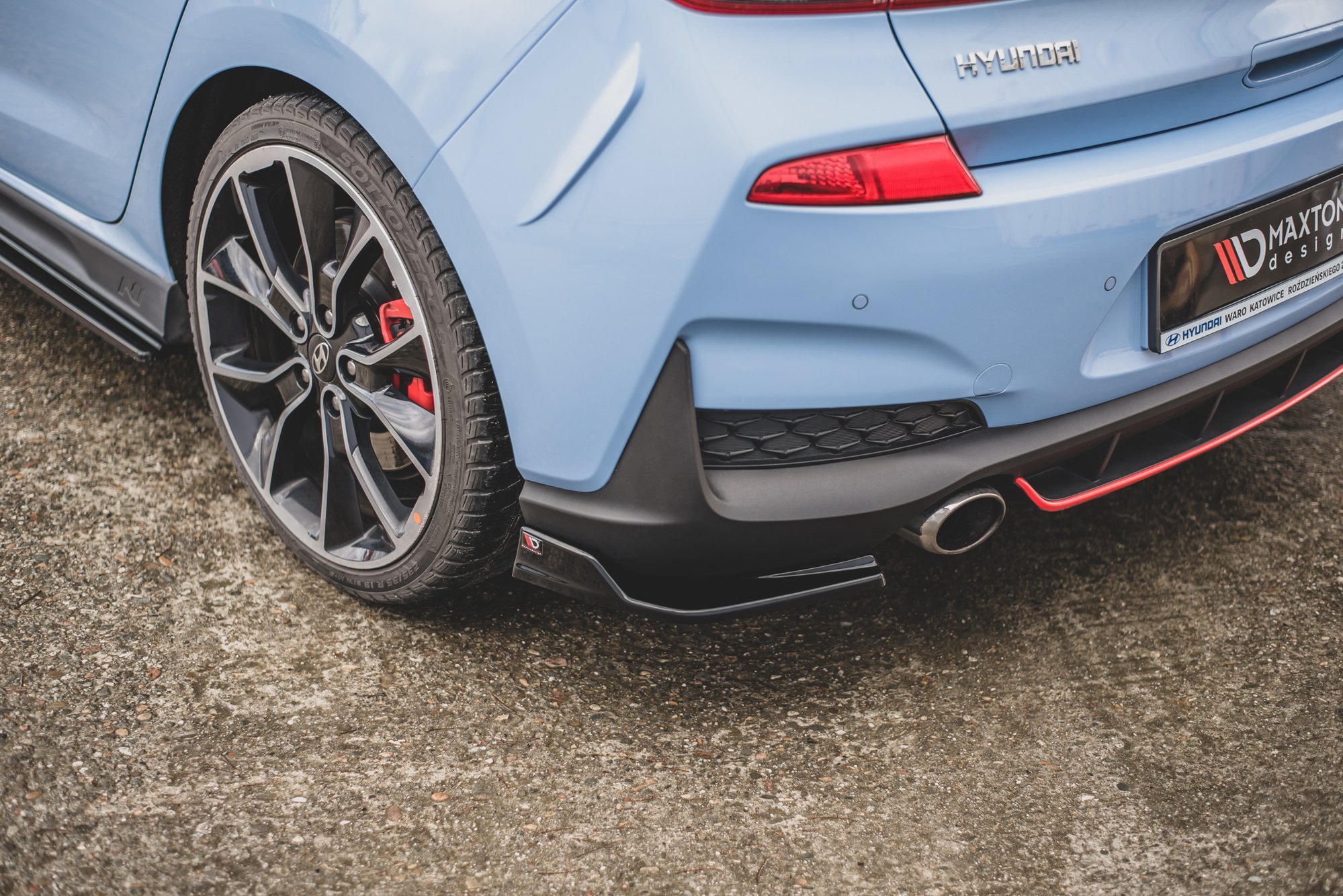 Bakre Flaps V.3 Hyundai I30 N Mk3 Hatchback