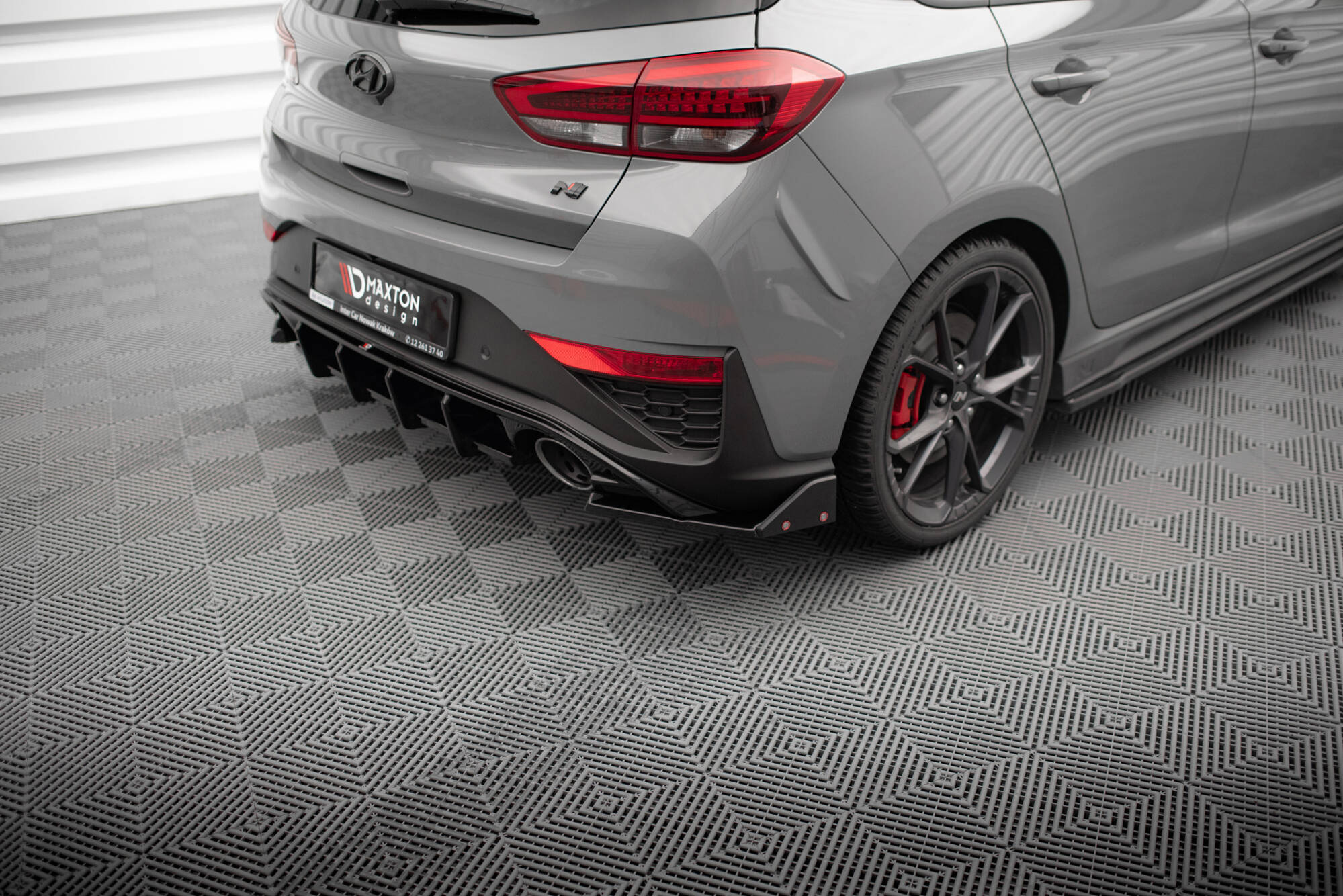 Bakre Flaps V.4 Med Flaps Hyundai I30 N Hatchback Mk3 Facelift