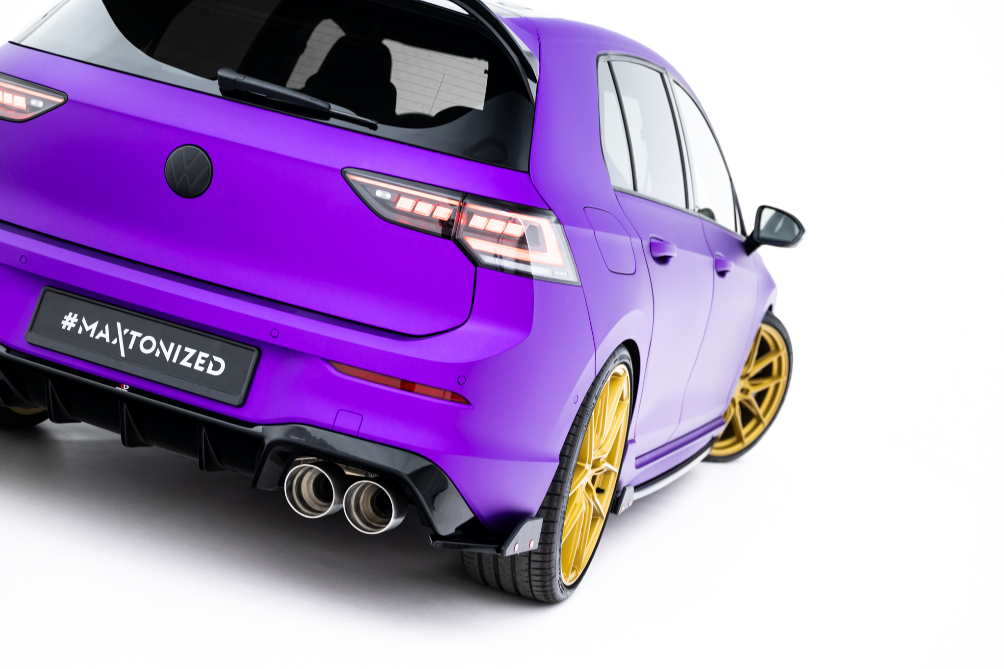 Bakre Flaps V.5 Med Flaps Volkswagen Golf R Mk8 Facelift