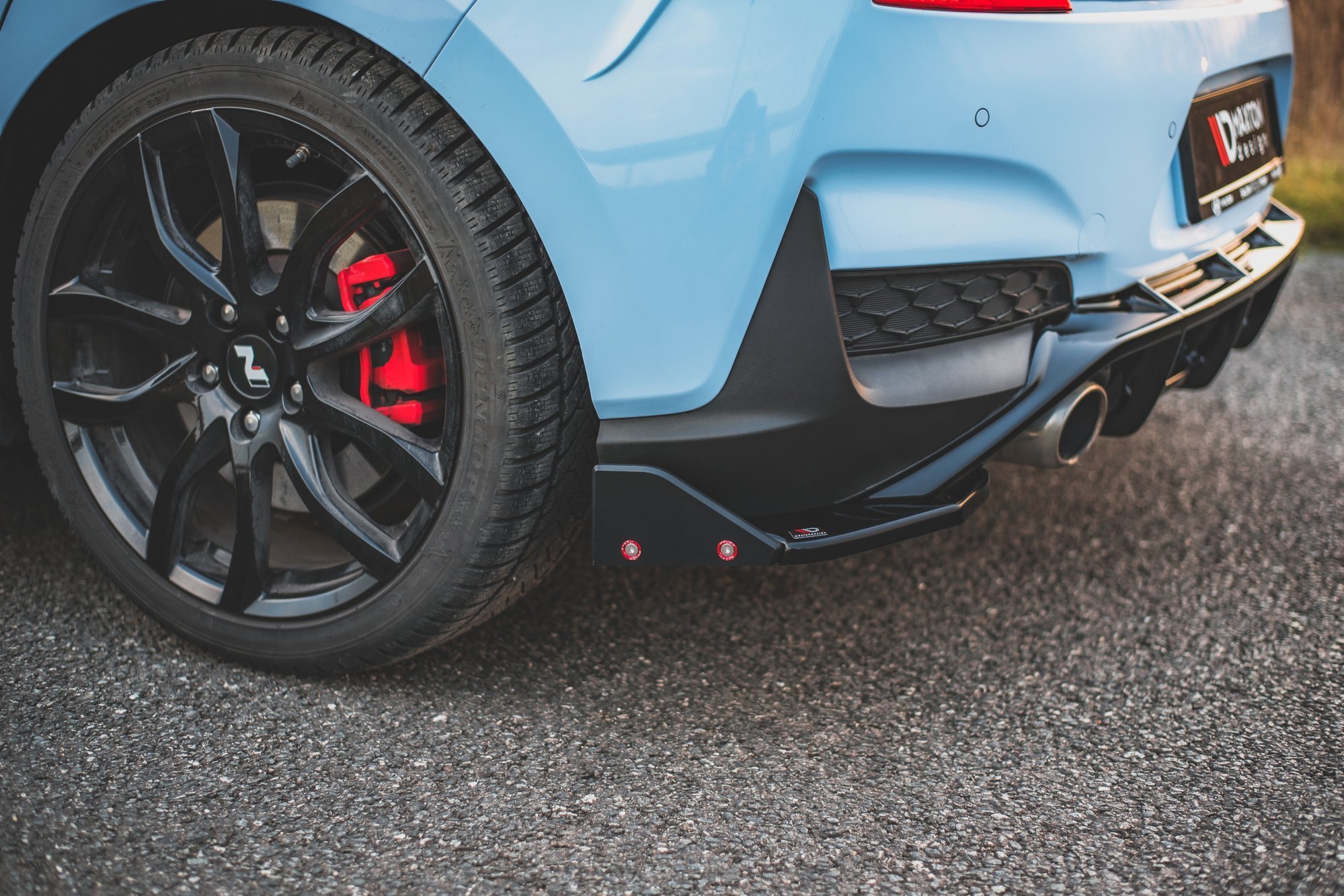 Bakre Flaps V.7 Med Flaps Hyundai I30 N Mk3 Hatchback