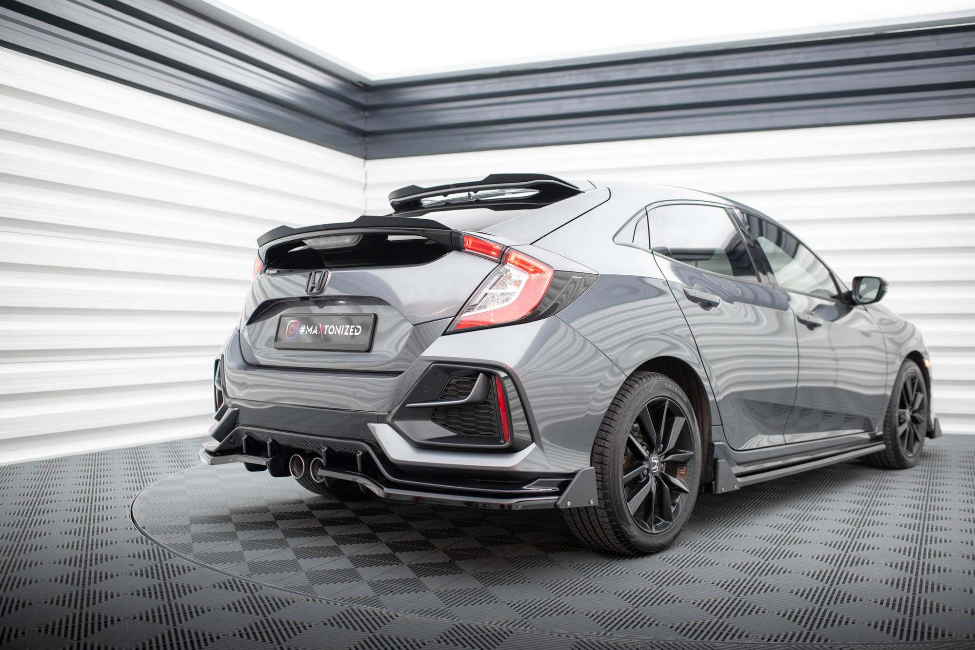 Diffuser V.1 Med Flaps Honda CIVic Sport Mk 10 Facelift