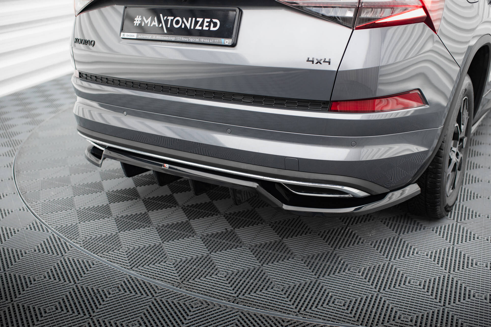 Diffuser Skoda Kodiaq Sportline Mk1 / Mk1 Facelift