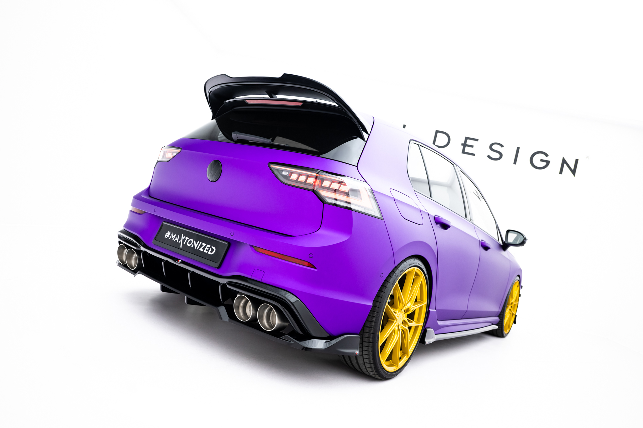 Diffuser V.1 Volkswagen Golf R Mk8 / Mk8 Facelift